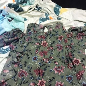 Off the shoulder floral dress